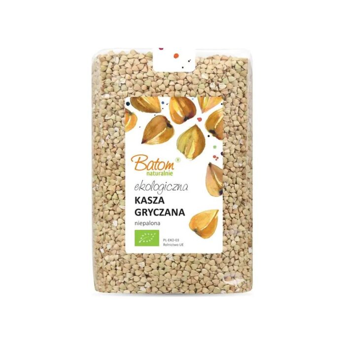 Kasza gryczana niepalona 1kg BATOM BIO - obrazek 2