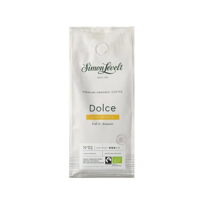Kawa Dolce mielona 500g SIMON LÈVELT BIO - obrazek 2