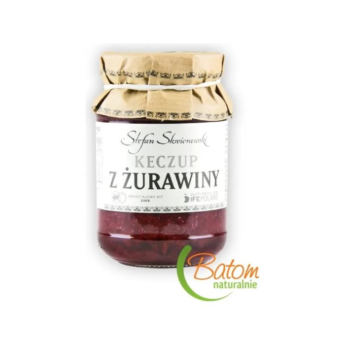 Keczup z żurawiny 200g SKWIERAWSKI - obrazek 2