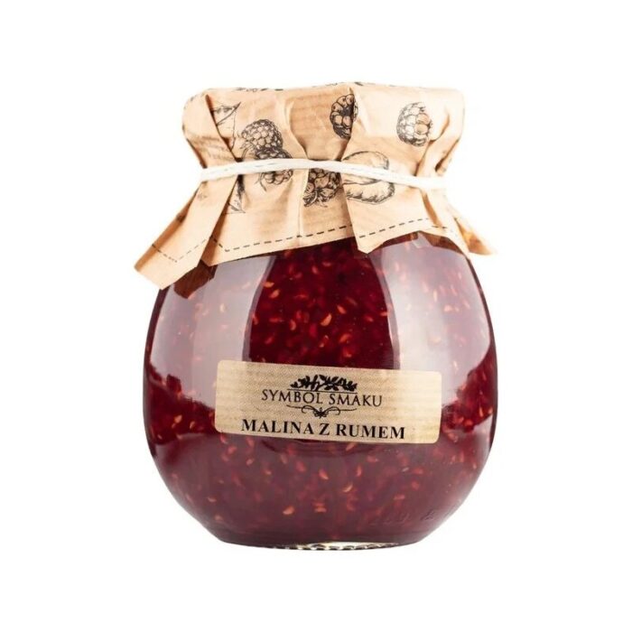 konfitura-symbol-smaku-malina-z-rumem-300g-2.jpg Konfitura malinowa z rumem 300g SYMBOL SMAKU - obrazek 1