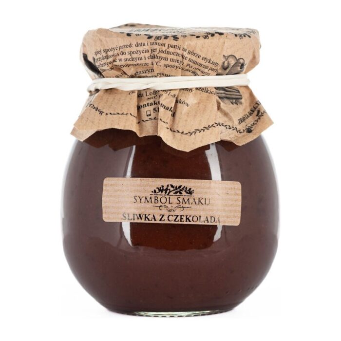 Konfitura śliwka z czekoladą i cynamonem 300g SYMBOL SMAKU - obrazek 1