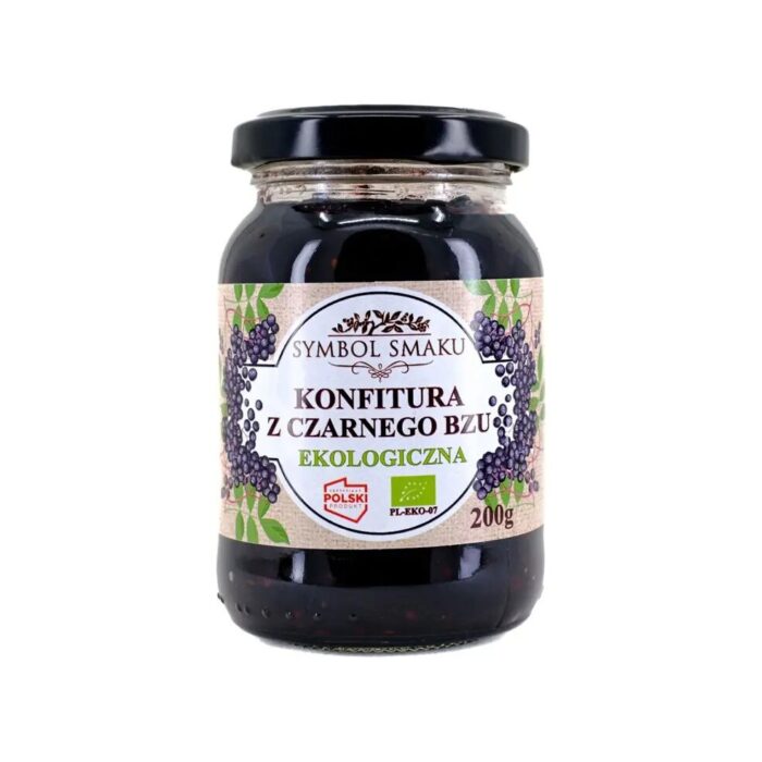Konfitura z czarnego bzu 200g SYMBOL SMAKU BIO - obrazek 2