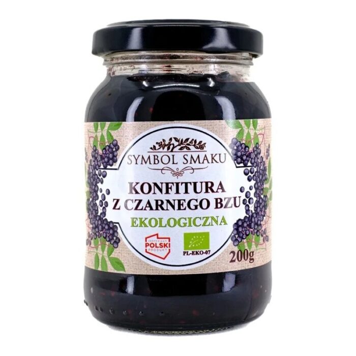 Konfitura z czarnego bzu 200g SYMBOL SMAKU BIO - obrazek 1