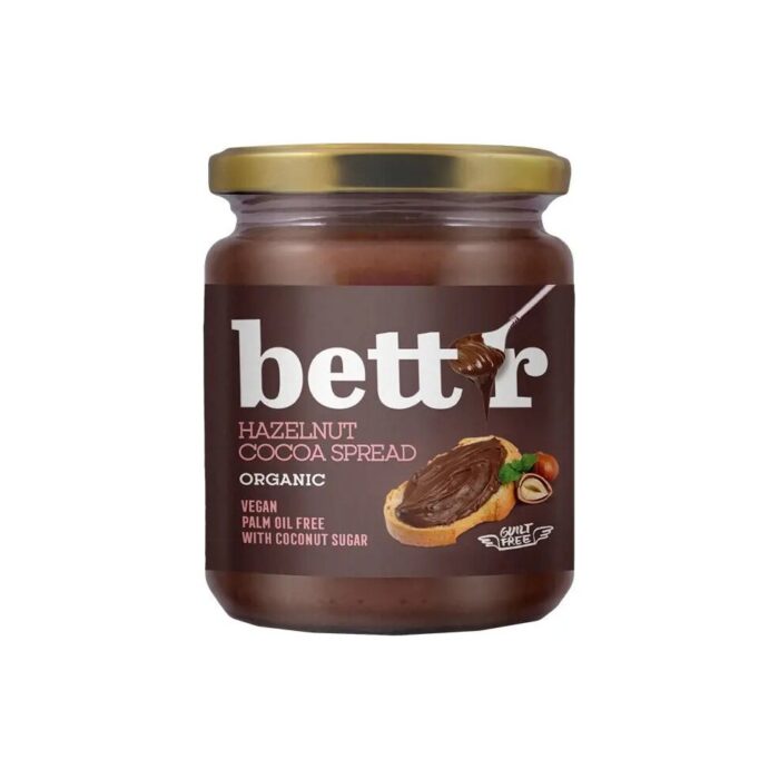 Krem orzechowo- kakaowy 250g BETTR BIO - obrazek 2