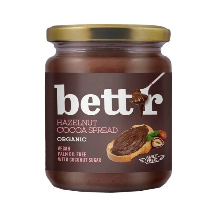 Krem orzechowo- kakaowy 250g BETTR BIO - obrazek 1