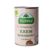 Krem kokosowy w puszce 22% 400ml EKOWITAL BIO
