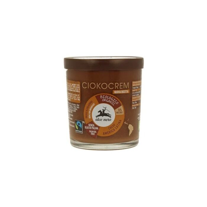 krem-orzechowo-czekoladowy-180galce-nerobio-2.jpg KREM ORZECHOWO - CZEKOLADOWY FAIR TRADE BIO 180 g - ALCE NERO - obrazek 1