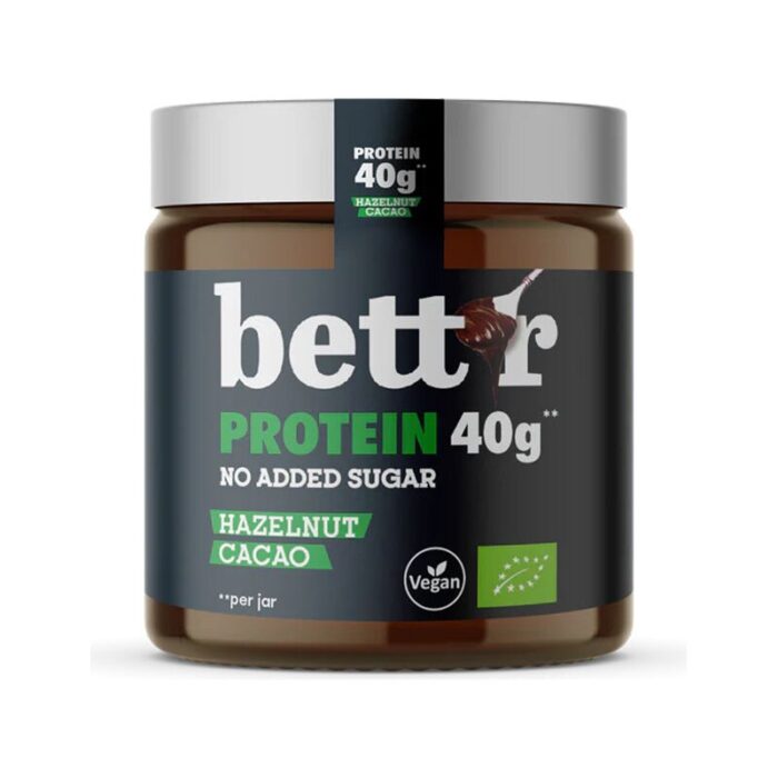 krem-proteinowy-bettr-orzechy-laskowe-kakao-250g-bio-2.jpg Krem z orzechów laskowych z kakao bez cukru 250g BETTR BIO - obrazek 1