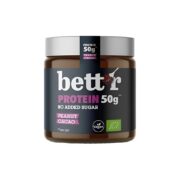 Krem z orzechów arachidowych z kakao bez cukru 250g BETTR BIO - obrazek 2