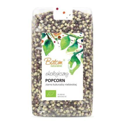 Kukurydza na popcorn niebieska 1kg BATOM BIO