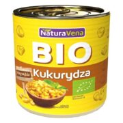 Kukurydza konserwowa puszka 340g NATURAVENA BIO