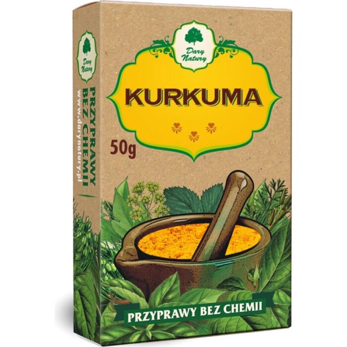 KURKUMA 50 g - DARY NATURY - obrazek 1