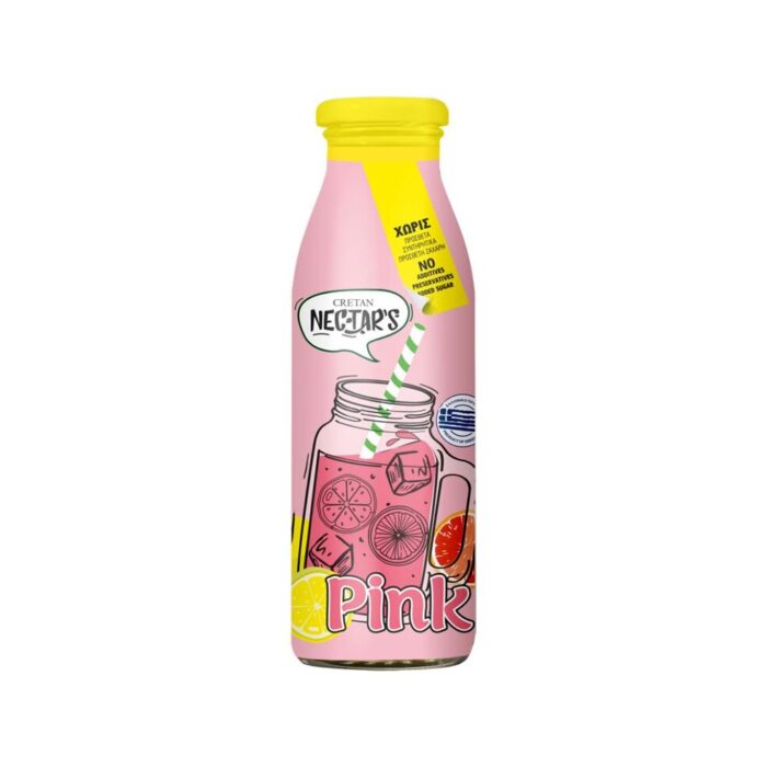 Lemoniada grejfrutowa bez cukru 300ml CRETAN NECTAR BIO - obrazek 2