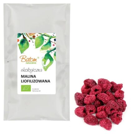 Owoce liofilizowane Malina 20g BATOM BIO