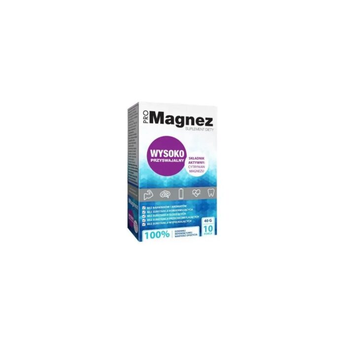 Magnez Cytrynian Magnezu saszetki 30 x 4g PROPHARMA - suplement diety - obrazek 2