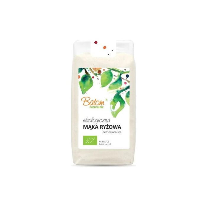 Mąka ryżowa pełnoziarnista 250g BATOM BIO - obrazek 2