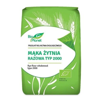 MĄKA ŻYTNIA RAZOWA TYP 2000 BIO 1 kg - BIO PLANET