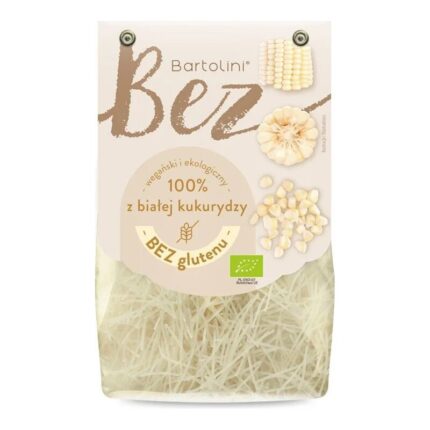 MAKARON (Z BIAŁEJ KUKURYDZY) KRAJANKA BEZGLUTENOWY BIO 250 g - BARTOLINI