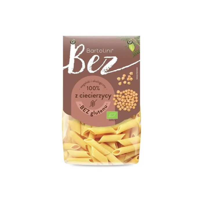 MAKARON PROTEINOWY (Z CIECIERZYCY) PENNE BEZGLUTENOWY BIO 250 g - BARTOLINI - obrazek 2