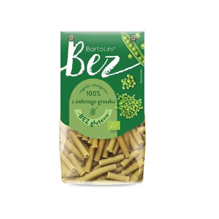 MAKARON PROTEINOWY (Z GROSZKU ZIELONEGO) RURKA BEZGLUTENOWY BIO 250 g - BARTOLINI - obrazek 2