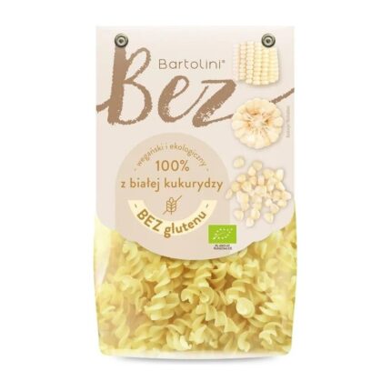 MAKARON (Z BIAŁEJ KUKURYDZY) ŚWIDERKI BEZGLUTENOWY BIO 250 g - BARTOLINI