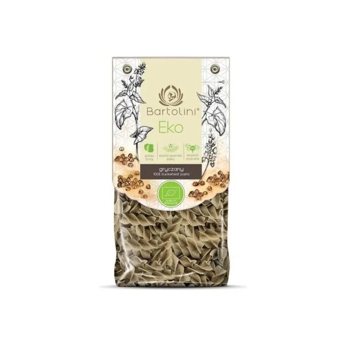 MAKARON (GRYCZANY) DUŻE ŚWIDERKI BIO 250 g - BARTOLINI - obrazek 2