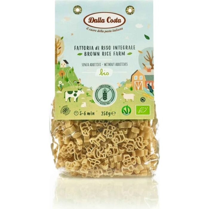 makaron-dalla-costa-ryzowy-farma-bezglut-250g-bio-bp-2.jpg MAKARON (RYŻOWY RAZOWY) FARMA BEZGLUTENOWY BIO 250 g - DALLA COSTA - obrazek 1