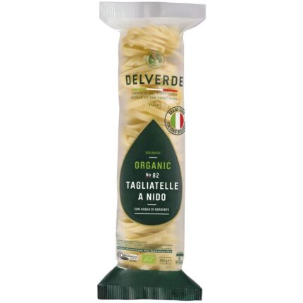 Makaron pszenny tagliatelle a nido wstążki gniazda 250g DELVERDE BIO
