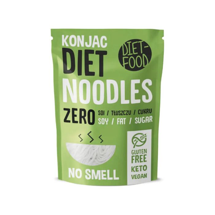 MAKARON (KONJAC) NOODLE BEZGLUTENOWY 270 g (200 g) - DIET-FOOD - obrazek 2
