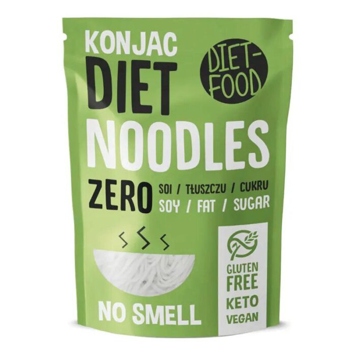 makaron-diet-food-konjac-noodles-bezglutenowy-270g-2.jpg MAKARON (KONJAC) NOODLE BEZGLUTENOWY 270 g (200 g) - DIET-FOOD - obrazek 1