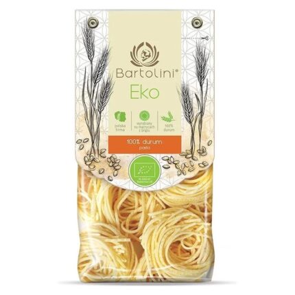 MAKARON (SEMOLINOWY) GNIAZDA SPAGHETTI A'LA CHITARRA BIO 250 g - BARTOLINI