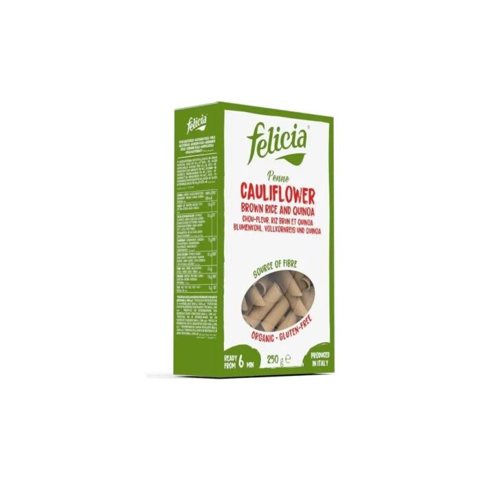 Makaron ryżowy penne rurki Quinoa Kalafior bezglutenowy 250g FELICIA BIO - obrazek 2