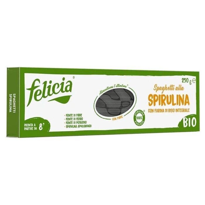 makaron-felicia-z-ryzu-brazowego-spaghetti-spirulina-bezglut-kartonik-250g-bio-2.jpg Makaron ryżowy spaghetti ze spiruliną bezglutenowy 250g FELICIA BIO - obrazek 1