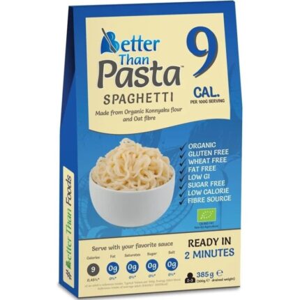MAKARON (KONJAC) SPAGHETTI BEZGLUTENOWY BIO 385 g (300 g) - BETTER THAN FOODS