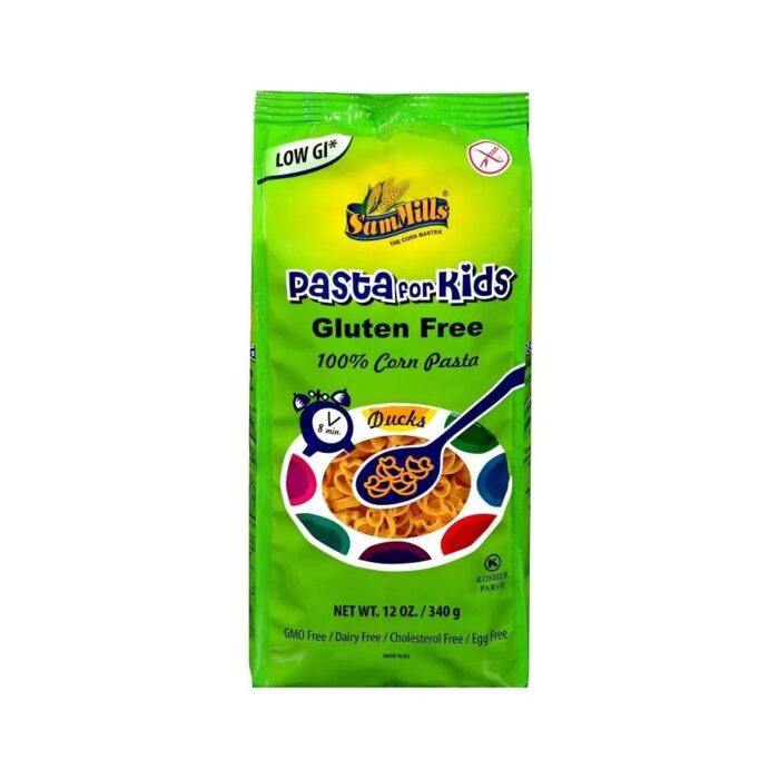 Makaron kukurydziany kaczuszki bezglutenowy 300g SAM MILLS - obrazek 2