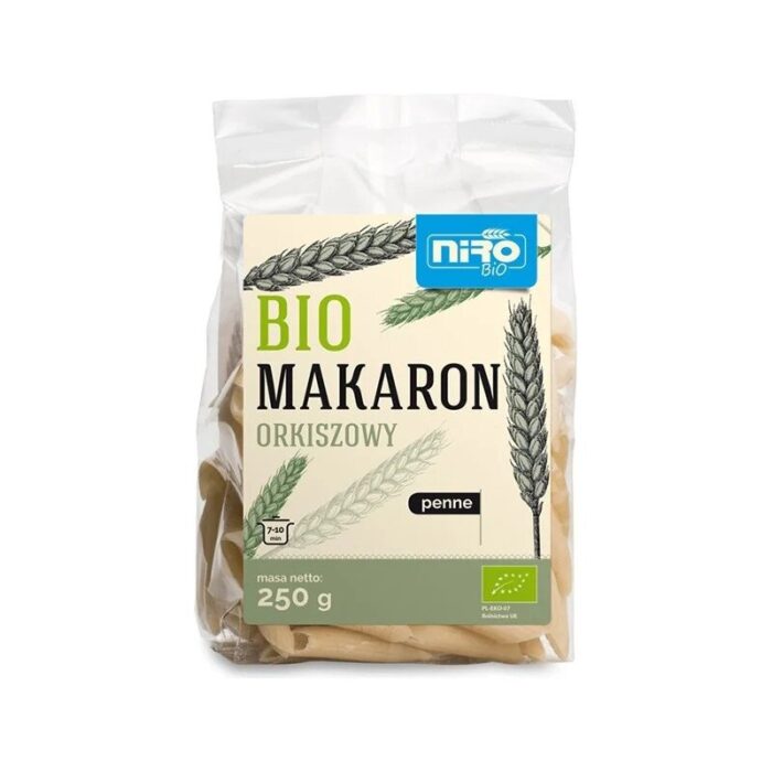 Makaron orkiszowy rurki / penne 250g NIRO BIO - obrazek 1