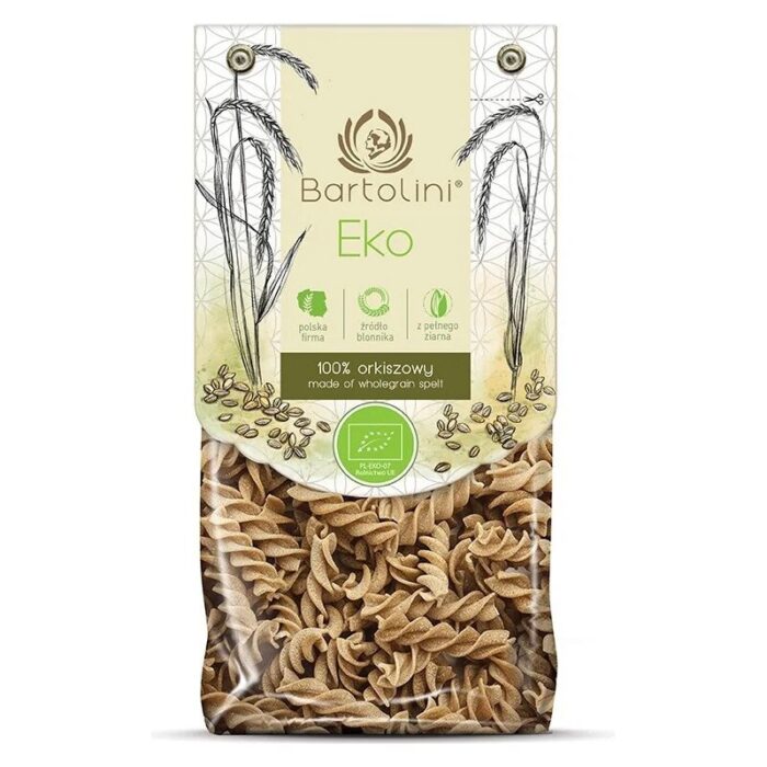 MAKARON (ORKISZOWY RAZOWY) ŚWIDERKI BIO 250 g - BARTOLINI - obrazek 1