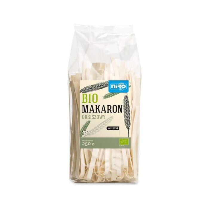 MAKARON (ORKISZOWY) WSTĄŻKI BIO 250 g - NIRO - obrazek 2