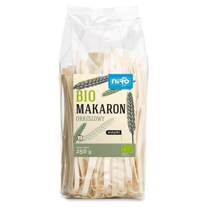 MAKARON (ORKISZOWY) WSTĄŻKI BIO 250 g - NIRO - obrazek 1