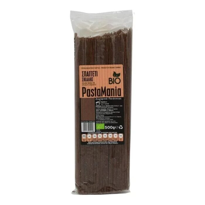 makaron-pastamania-zytni-pelnoziarnisty-spaghetti-500g-bio-2.jpg Makaron żytni pełnoziarnisty spaghetti 500g PASTAMANIA BIO - obrazek 1