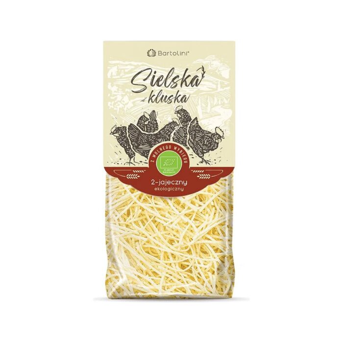 MAKARON (2-JAJECZNY) KRAJANKA CIENKA BIO 250 g - BARTOLINI (SIELSKA KLUSKA) - obrazek 2