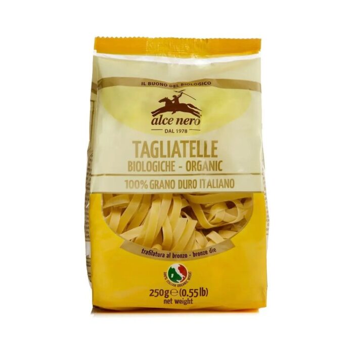 MAKARON (SEMOLINOWY) GNIAZDA TAGLIATELLE BIO 250 g - ALCE NERO - obrazek 2