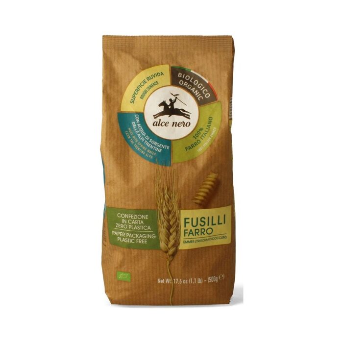 MAKARON (Z PŁASKURKI) ŚWIDERKI BIO 500 g - ALCE NERO - obrazek 2