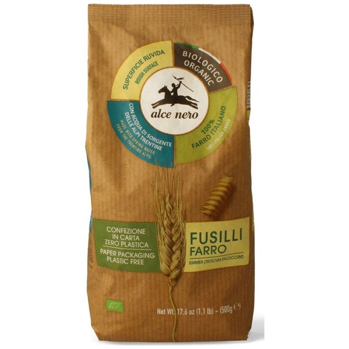 MAKARON (Z PŁASKURKI) ŚWIDERKI BIO 500 g - ALCE NERO - obrazek 1