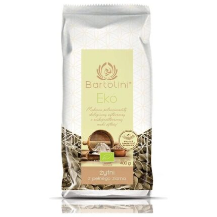 Makaron żytni razowy świderki 400g BARTOLINI BIO