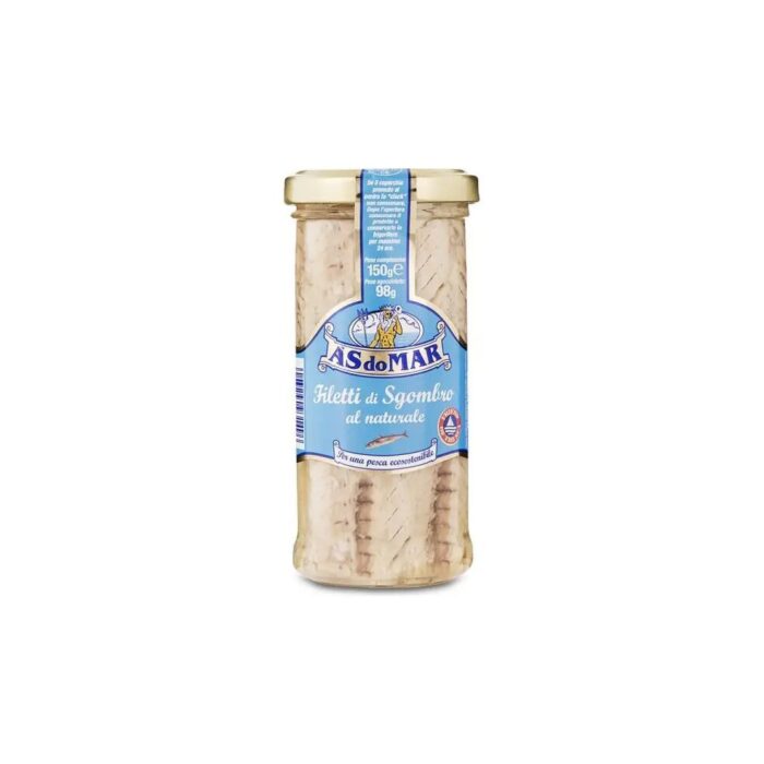 Makrela filety w zalewie słoik 150g ÀS DO MAR - obrazek 2