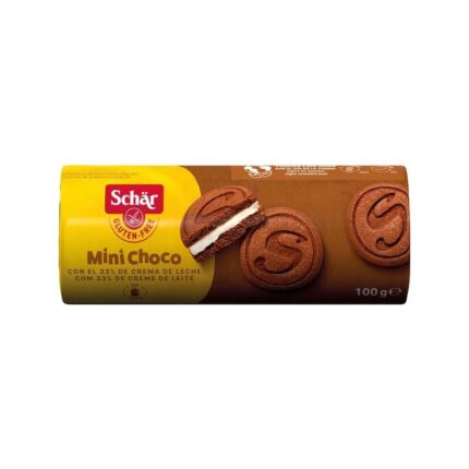 Ciastka markizy kakaowe z mlecznym kremem bezglutenowe 100g SCHAR