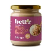 Masło migdałowe białe 100% 250g BETTR BIO