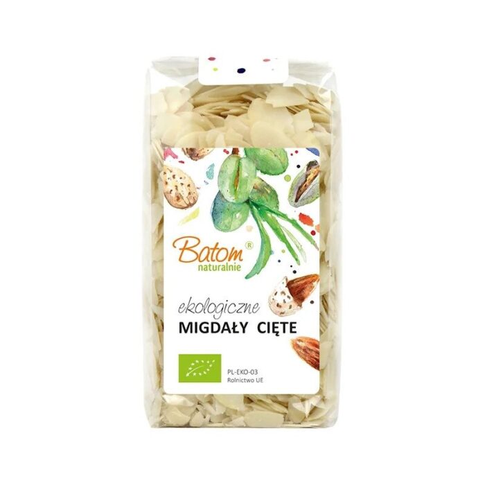 Migdały płatki cięte 125g BATOM BIO - obrazek 1