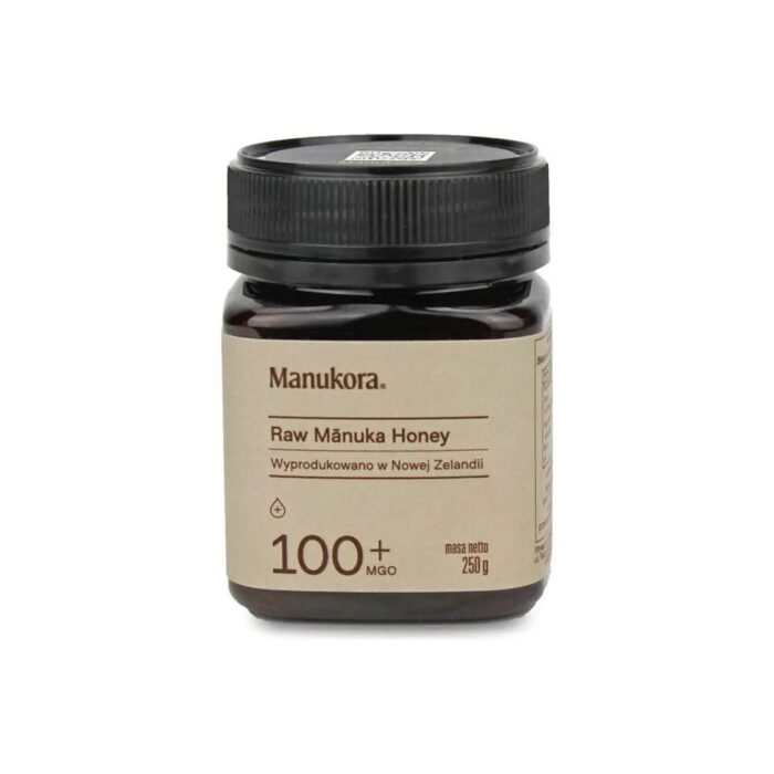 MIÓD MANUKA RAW MGO 100+ 250 g - MANUKORA - obrazek 2